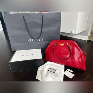Gucci RE(BELLE) Top Handle Bag Leather
